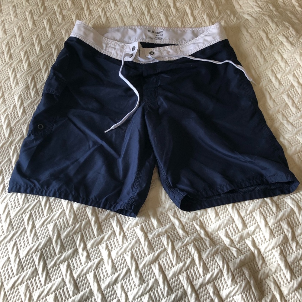 Navy old navy swim trunks